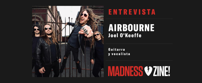 Entrevista: Joel O'Keeffe de Airbourne